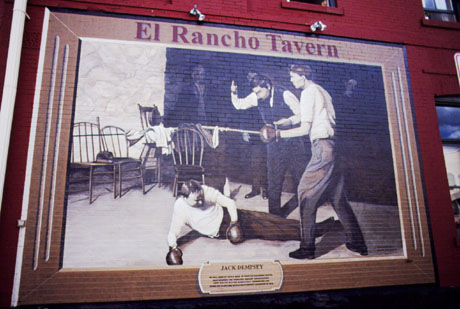 Photograph of Jack Dempsey Mural, Durango